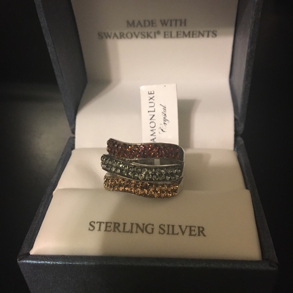 Multi Crystal Ring - Picture 4 of 6